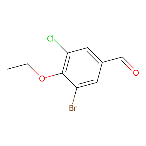 3-Bromo-5-chloro-4-ethoxybenzaldehyde structure
