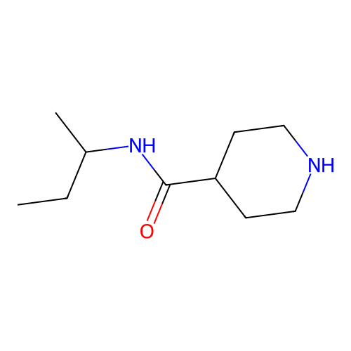 N-(Sec-butyl)piperidine-4-carboxamide structure
