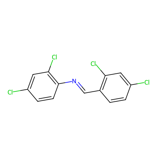 2,4-Dichloro-N-(2,4-dichlorobenzylidene)aniline structure