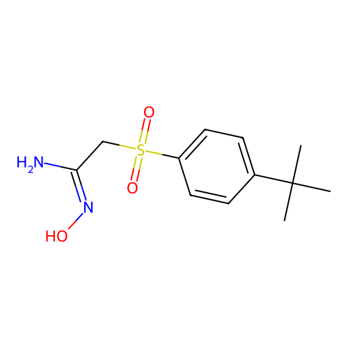 2-(4-Tert-Butyl-Benzenesulfonyl)-N-Hydroxy-Acetamidine structure
