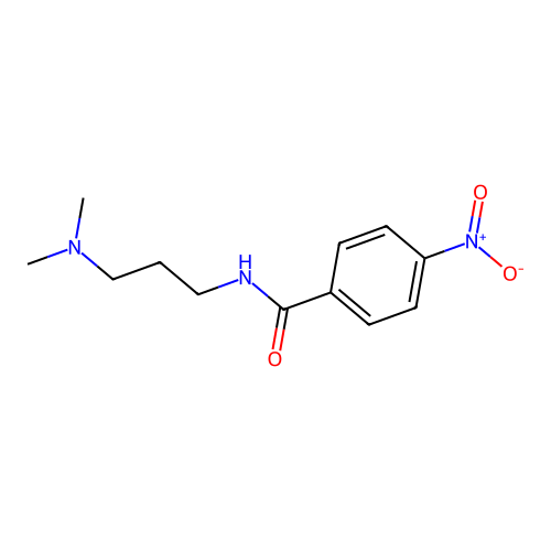 N-[3-(dimethylamino)propyl]-4-nitrobenzamide structure