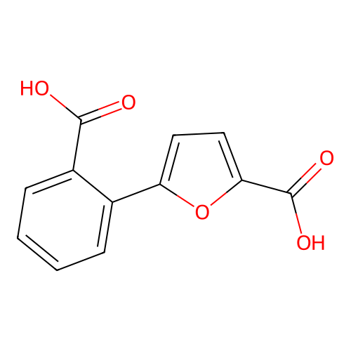 5-(2-carboxyphenyl)furan-2-carboxylic Acid structure