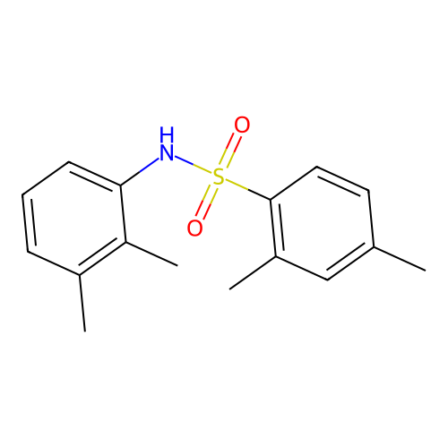 N-(2,3-dimethylphenyl)-2,4-dimethylbenzenesulfonamide structure