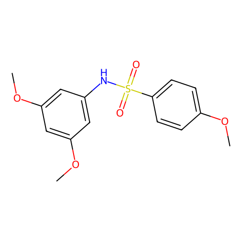 N-(3,5-dimethoxyphenyl)-4-methoxybenzenesulfonamide structure