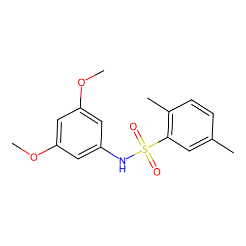N-(3,5-dimethoxyphenyl)-2,5-dimethylbenzenesulfonamide structure