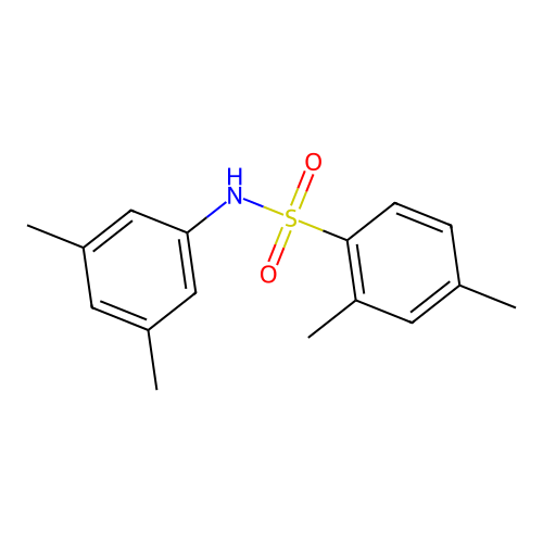 N-(3,5-dimethylphenyl)-2,4-dimethylbenzenesulfonamide structure