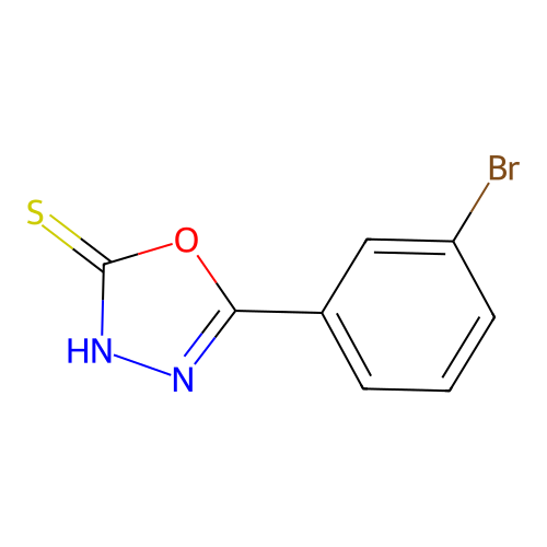 5-(3-Bromophenyl)-1,3,4-oxadiazole-2-thiol structure