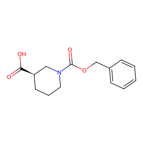 1-(Phenylmethyl) (3R)-1,3-piperidinedicarboxylate structure