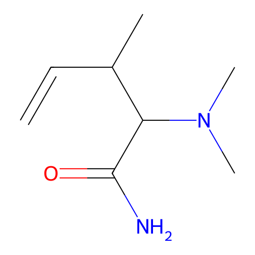 4-Pentenamide, 2-(dimethylamino)-3-methyl- structure