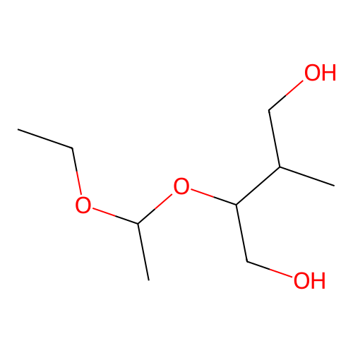1,4-Butanediol, 2-(1-ethoxyethoxy)-3-methyl- structure