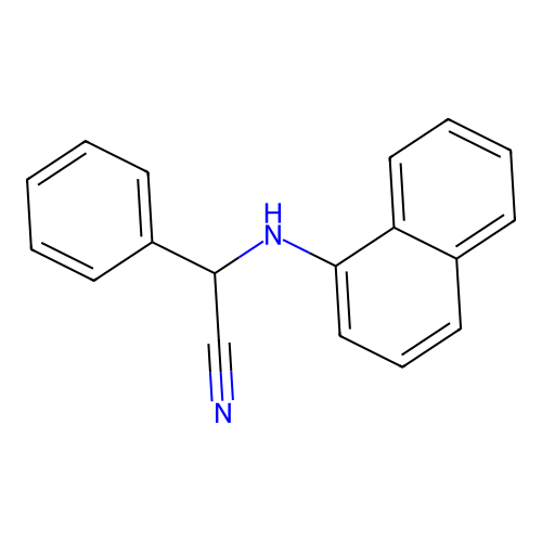 2-(Naphthalen-1-ylamino)-2-phenylacetonitrile structure