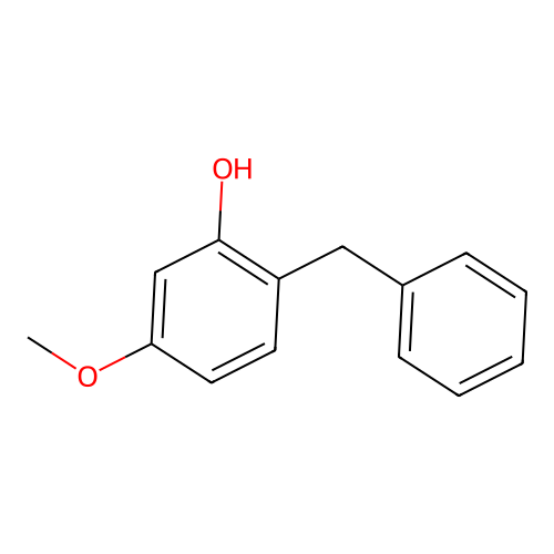 2-Benzyl-5-methoxyphenol structure
