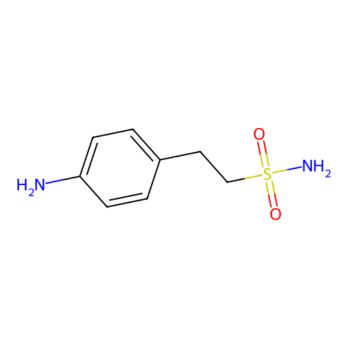 2-(4-Amino-phenyl)-ethanesulfonic acid amide structure