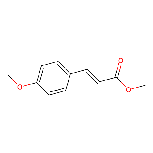 Methyl 4-methoxycinnamate structure