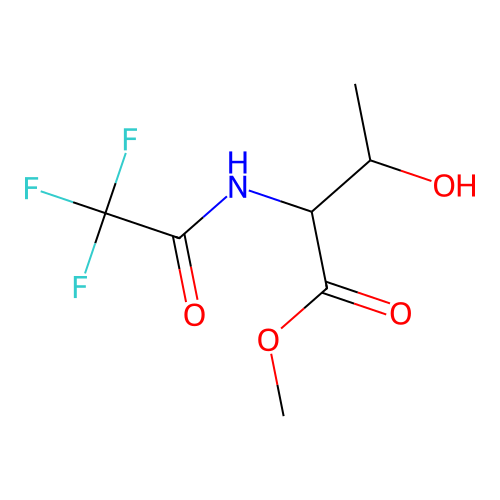 Methyl 3-hydroxy-2-[(2,2,2-trifluoroacetyl)amino]butanoate structure