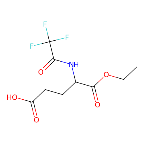 5-Ethoxy-5-oxo-4-(2,2,2-trifluoroacetamido)pentanoic acid structure