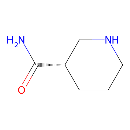 (3S)-3-Piperidinecarboxamide structure