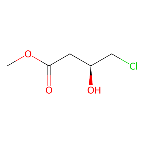 Methyl (3S)-4-chloro-3-hydroxybutanoate structure
