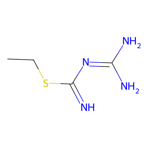 N-[(Ethylsulfanyl)methanimidoyl]guanidine structure