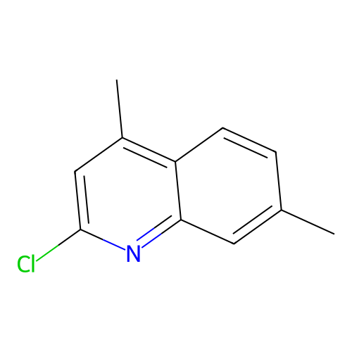 2-Chloro-4,7-dimethylquinoline structure