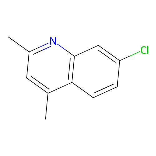 7-Chloro-2,4-dimethylquinoline structure