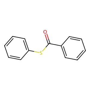Benzenecarbothioic acid, S-phenyl ester structure