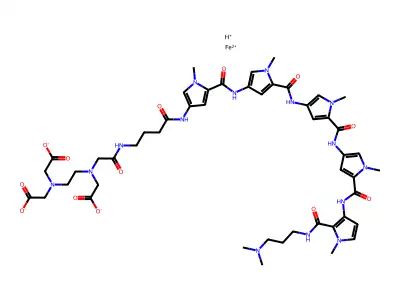 五-N-甲基吡咯甲酰胺-EDTA-铁(II) structure