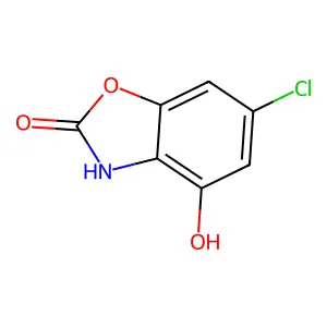6-chloro-4-hydroxy-3H-1,3-benzoxazol-2-one structure