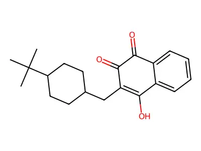 Buparvaquone structure