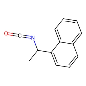 (R)-(-)-1-(1-Naphthyl)ethyl isocyanate structure