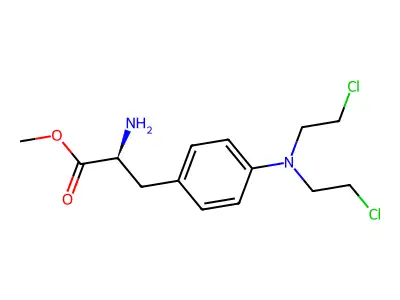 Melphalan methyl ester structure