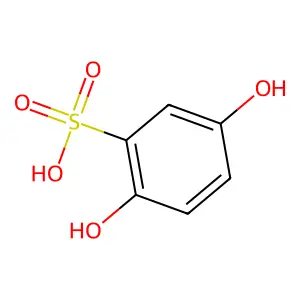 2,5-二羟基苯磺酸 structure