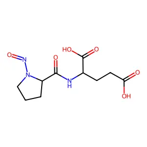 L-Glutamic acid, N-(1-nitroso-L-prolyl)- structure