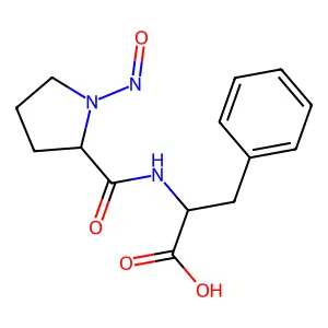 L-Phenylalanine, N-(1-nitroso-L-prolyl)- structure