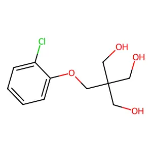 1,3-Propanediol, 2-(o-chlorophenoxymethyl)-2-hydroxymethyl- structure