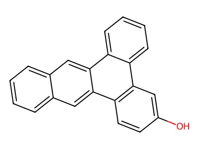 Benzo(b)triphenylen-3-ol structure