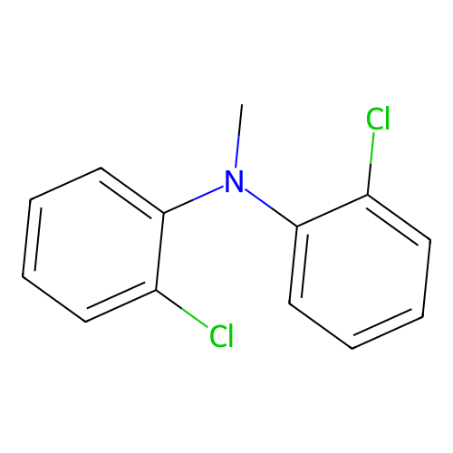 2-chloro-N-(2-chlorophenyl)-N-methylaniline structure