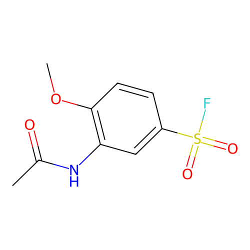 3-Acetamido-4-methoxybenzenesulfonyl fluoride structure