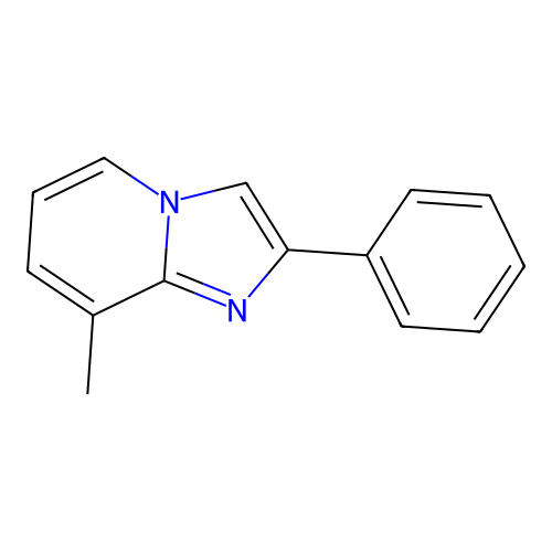 8-Methyl-2-phenylimidazo[1,2-a]pyridine structure