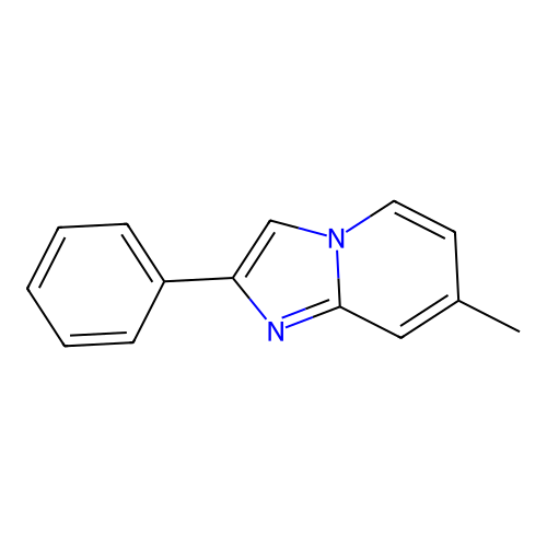 7-Methyl-2-phenylimidazo[1,2-a]pyridine structure
