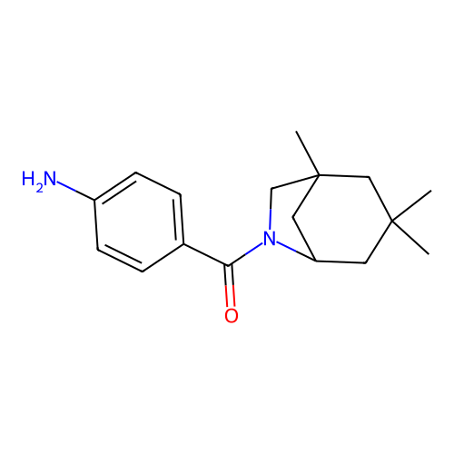 (4-Amino-phenyl)-(1,3,3-trimethyl-6-aza-bicyclo[3.2.1]oct-6-yl)-methanone structure