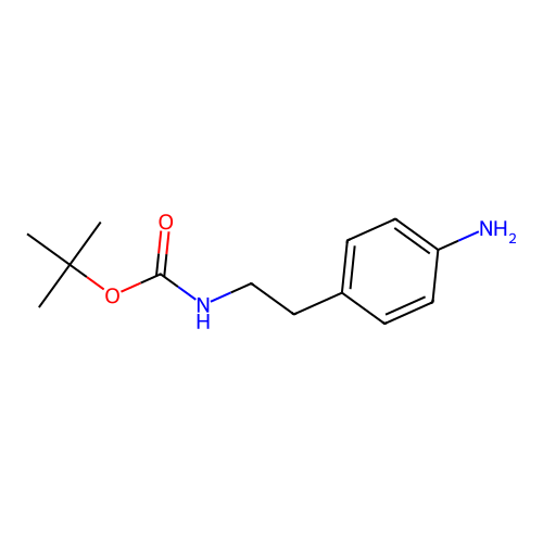 叔丁基 4-氨基苯乙基氨基甲酸酯 structure