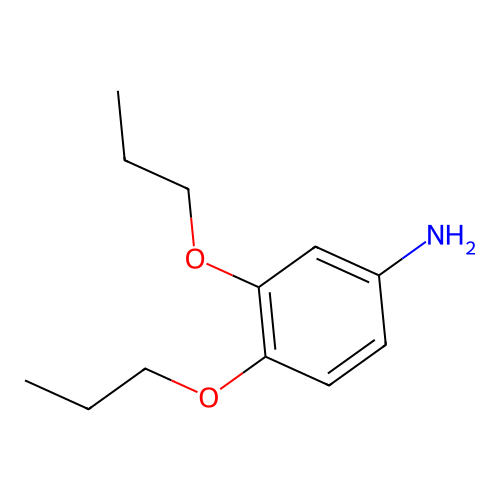 3,4-Dipropoxyaniline structure
