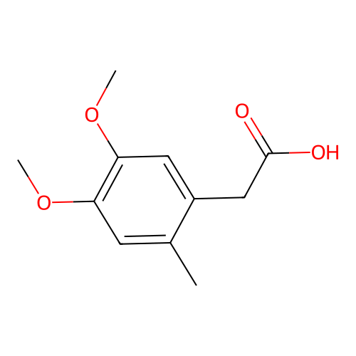 2-(4,5-Dimethoxy-2-methylphenyl)acetic acid structure