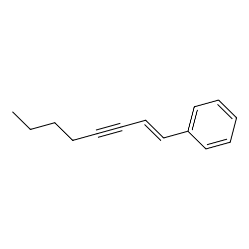 [(E)-oct-1-en-3-ynyl]benzene structure
