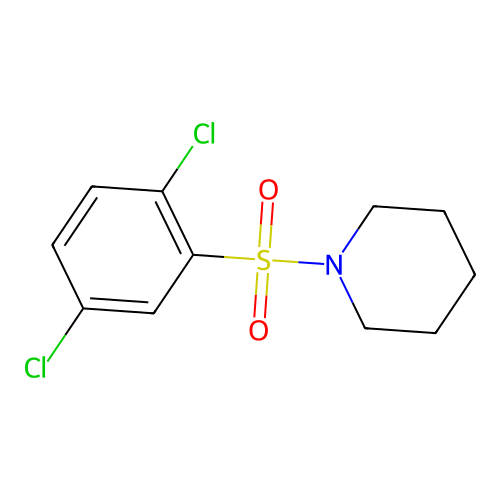 Piperidine, 1-[(2,5-dichlorophenyl)sulfonyl]- structure