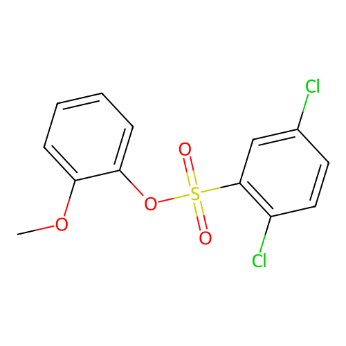 2-Methoxyphenyl 2,5-dichlorobenzenesulfonate structure