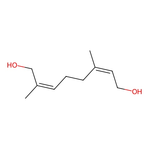 2,6-Octadiene-1,8-diol, 2,6-dimethyl- structure