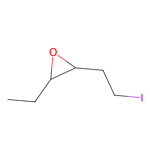 cis-2-Ethyl-3-(2-iodoethyl)oxirane structure