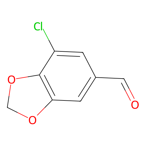 7-氯-1,3-二氧杂茚-5-甲醛 structure